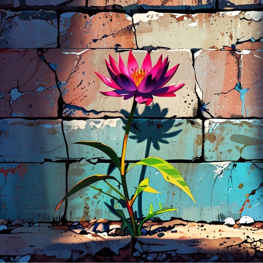 In the middle of difficulty lies opportunity HD metal art print 4 x 6 inches